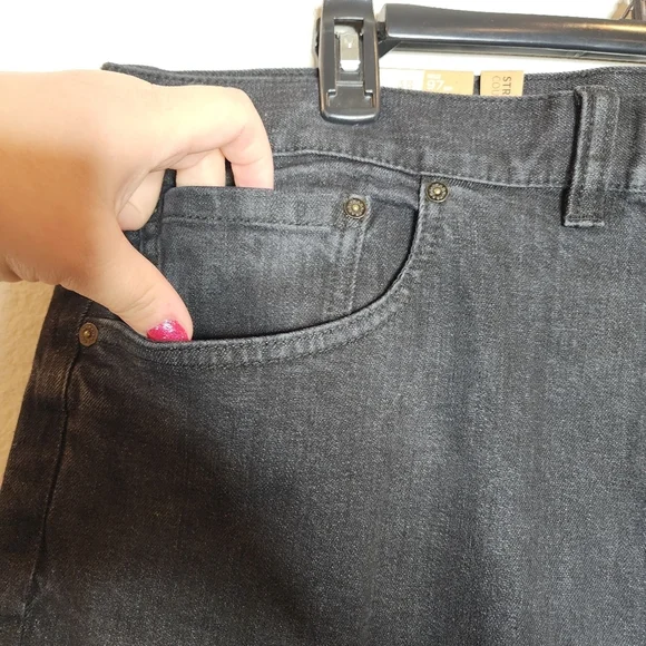 NWT Prana 38×36 Feener slim straight black jeans - Picture 12 of 16